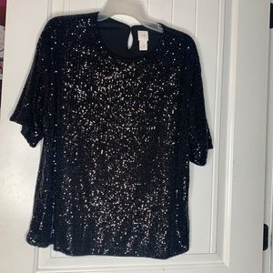 H&M Sequin Shirt